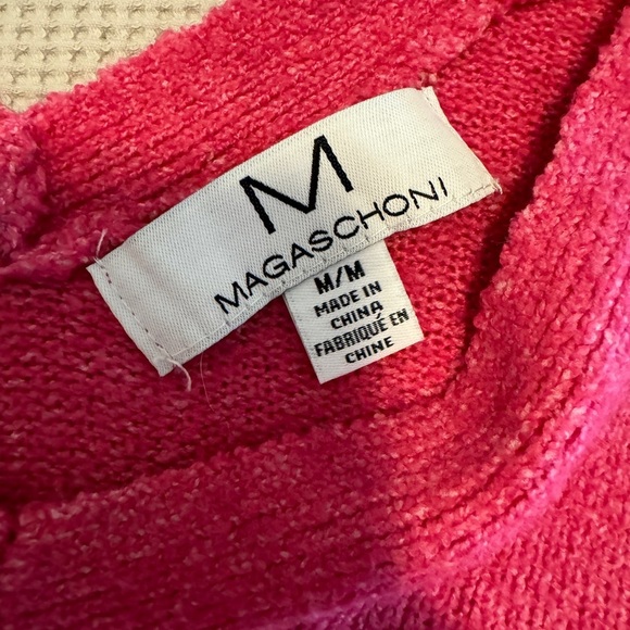 Pink V-Neck Soft Sweater - Picture 2 of 2